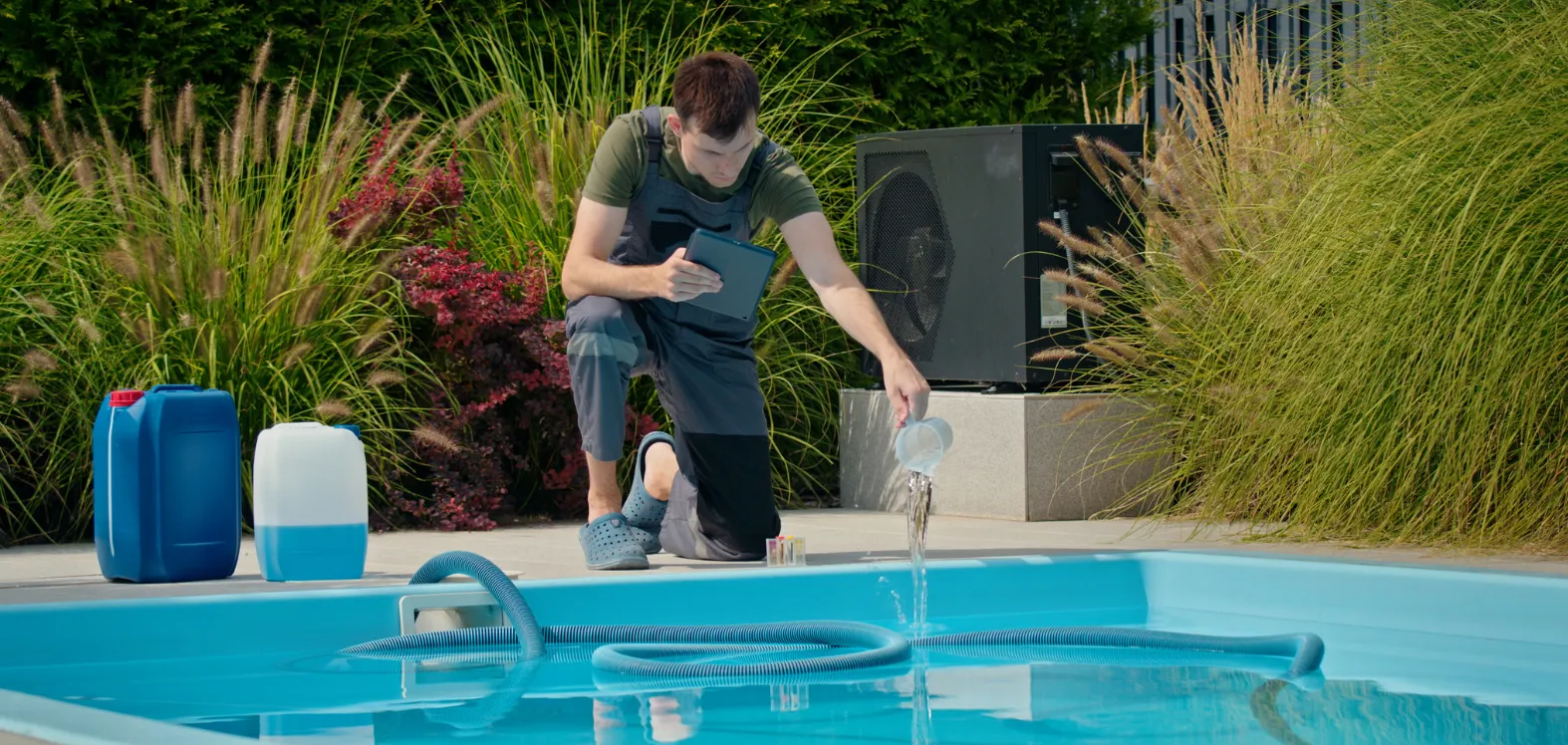 Pool cleaning and maintenance services by Dallas Pools Contractor